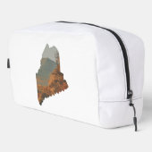 Herfst gebladerte op Katahdin in Maine Toilettasje (Rechterhoek)