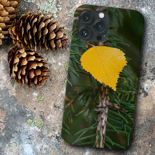Herfst Geel Quaking Aspen Leaf Foto Case-Mate iPhone Case