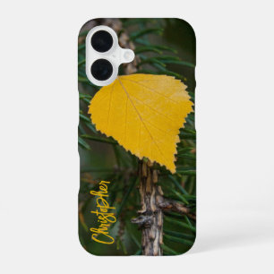Herfst Geel voor het maken van spen Verlaat foto's iPhone 16 Hoesje
