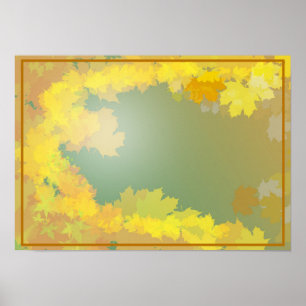 Herfst geïnspireerd - Artistieke natuur  Poster