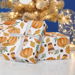 Herfst Geïnspireerde cadeauverpakking Cadeaupapier
