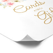 Herfst Genderkwesties onthullen Kaarten en cadeaut Poster (Hoek)