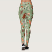 Herfst Gepatterde grafische Leggings (Achterkant)
