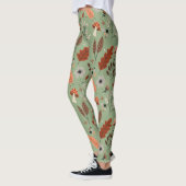 Herfst Gepatterde grafische Leggings (Links)