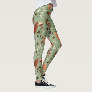 Herfst Gepatterde grafische Leggings