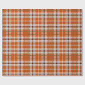 Herfst geruit cadeaupapier (Vlak)