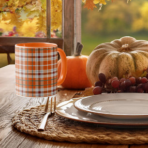 Herfst geruit mok