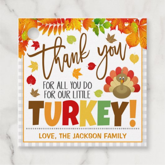 Herfst Gift Label (Voorkant)