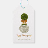 Herfst Ginger Jar Gift Labels Cadeaulabel (Voorkant)
