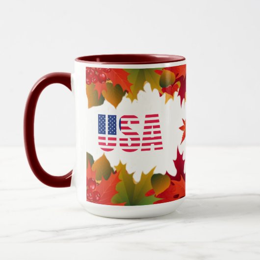 Herfst Glory Patriotic Mok (Links)