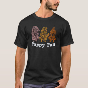 Herfst Gnome Pilgrim Gnomen Happy Thanksgiving T-shirt