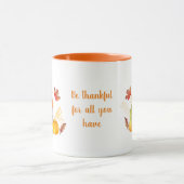 Herfst Gnome Thanksgiving Mok (Midden)