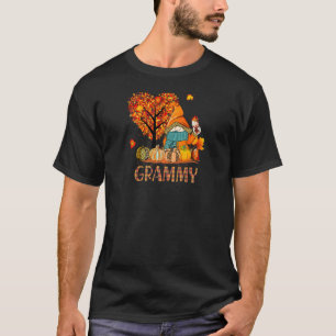 Herfst Gnomes Grammy Halloween Pumpki Gr T-shirt