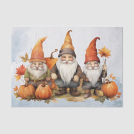 Herfst Gnomes Tissuepapier