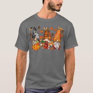 Herfst Gnomes Western najaar retro herfst vibe T-shirt