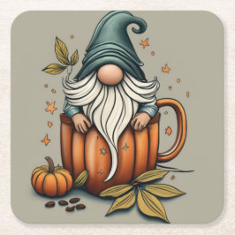 herfst gnoom onderzetter