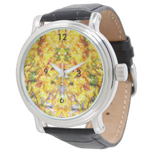 Herfst Gold Horloge