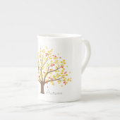 Herfst Gold Tree Porselein Kop (Voorkant rechts)