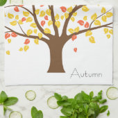 Herfst Gold Tree Theedoek (Gevouwen)