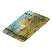 Herfst golden in een eikenbos magneet (Linkerzijde)