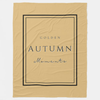 Herfst Golden Moments Fleece Deken-Gezellige Herfs Deken