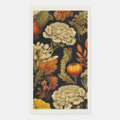 Herfst Gotische Bloemen Gastdoeken Servet (Voorkant)