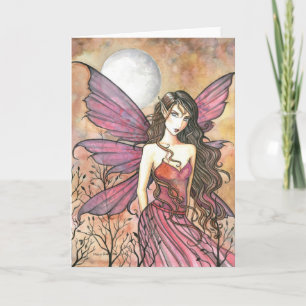 Herfst gotische fee kaart van Molly Harrison