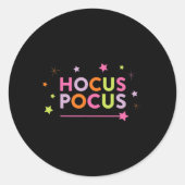 Herfst Grafische T - shirts - Hocus Pocus Roze Ronde Sticker (Voorkant)