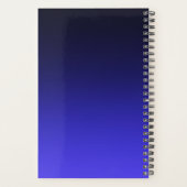 Herfst Grape Vine Great Tit Bird Leaves Blue Planner (Achterkant)