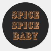 Herfst Graphic T - shirts - Spice By Ronde Sticker (Voorkant)