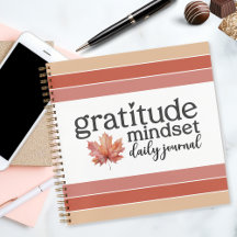 Herfst "Gratitude Mindset Daily Journal"