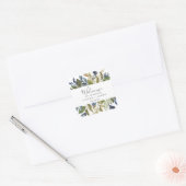Herfst Greenery Wedding Welkom Vierkante Sticker (Envelop)
