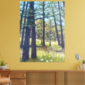 Herfst Greer Forest Canvas Afdruk (Insitu (Woonkamer))