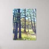 Herfst Greer Forest Canvas Afdruk (Voorkant)