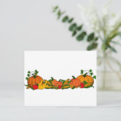 herfst grens briefkaart (Staand voorkant)