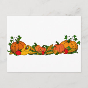 herfst grens briefkaart