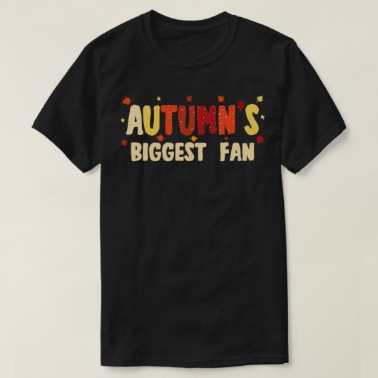 Herfst grootste fan t-shirt (Design voorkant)