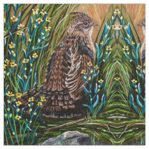 Herfst Grouse Stof