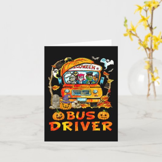 Herfst Hal Kaart (Gele Bloem)