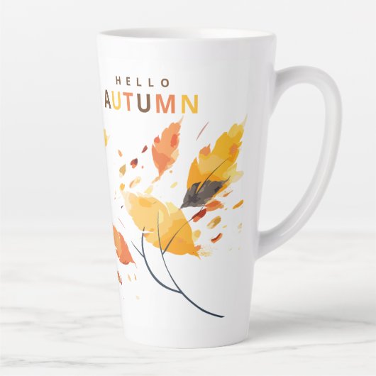 Herfst Hallo Sinaasappel Mok In Liefde (Rechts)