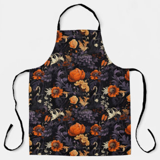 Herfst Halloween Botanische Keuken Schort