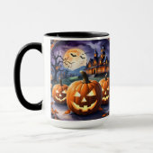 Herfst Halloween Populair Pompoen Collectie Mok (Links)