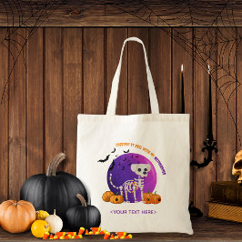 Herfst Halloween Spooky Trick or treat Canvas tas