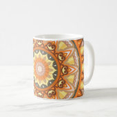 Herfst Harmonie Mandala Gezellig Herfstbladeren Pa Koffiemok (Voorkant rechts)