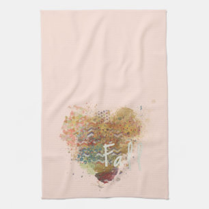Herfst Hart Keuken Handdoek