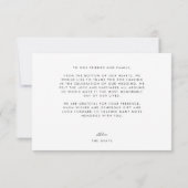 Herfst Hartelijk dank RSVP Kaartje (Achterkant)