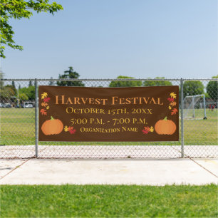 Herfst Harvest Autumn Leaves Pumpkin Festival Even Spandoek