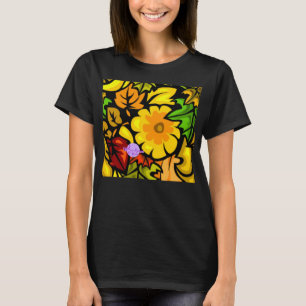 Herfst Harvest Bella Relaxed Fit 3/4 Slv VNeck Shi T-shirt