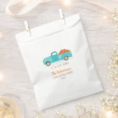 Herfst Harvest Blue Truck Bedankzakje (Geknipt)