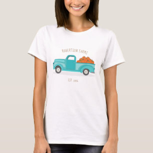 Herfst Harvest  Blue Truck T-shirt
